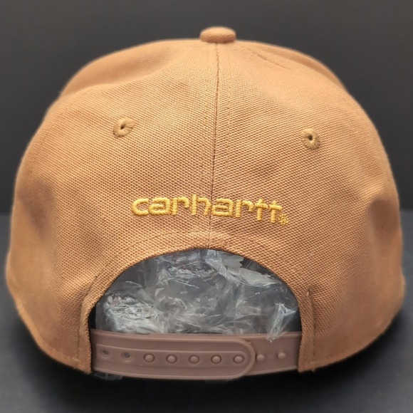 Carhartt Men's Flat Brim Ashland Cap 100% Firm Hand Cotton Duck Cap. - Picture 4 of 6
